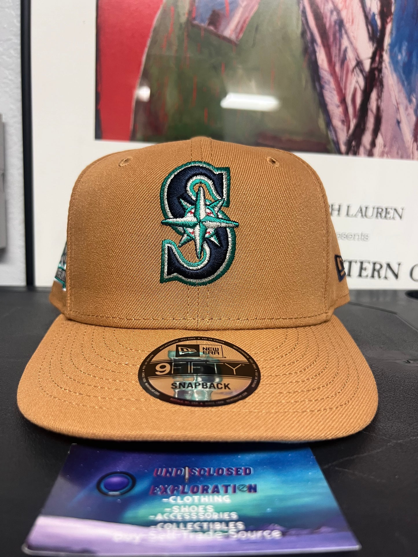Seattle mariners wheat 20th anniversary new era hat
