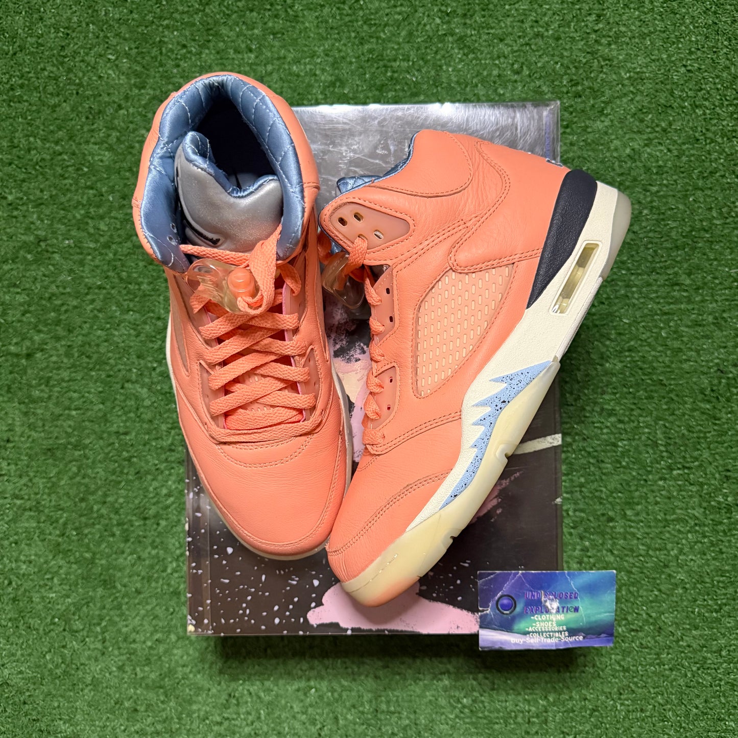 Jordan 5 DJ Khaled Crimson Bliss 8 Men “Preowned”