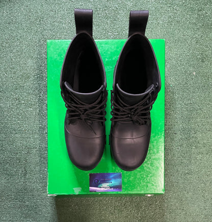 Bottega Venetta black puddle boots size 8men/9.5women(EU 41)