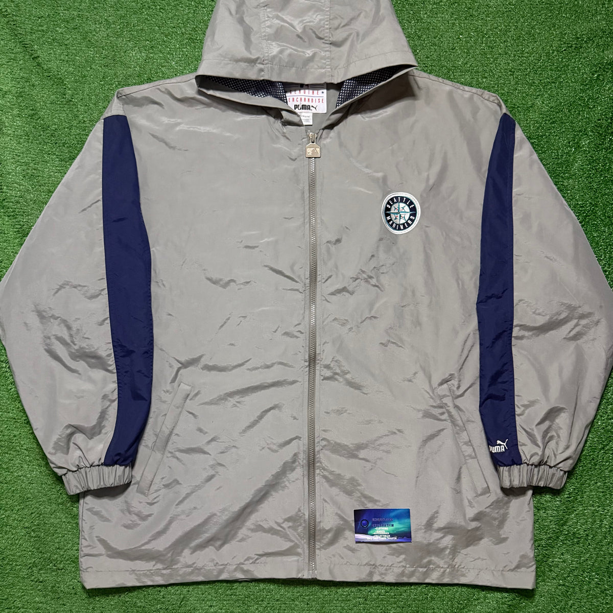 Vintage Seattle Mariners Puma Windbreaker Jacket