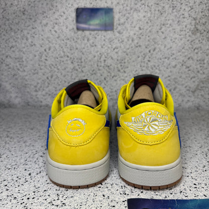 Jordan 1 Low Travis Scott Canary 8.5 Men “Preowned”