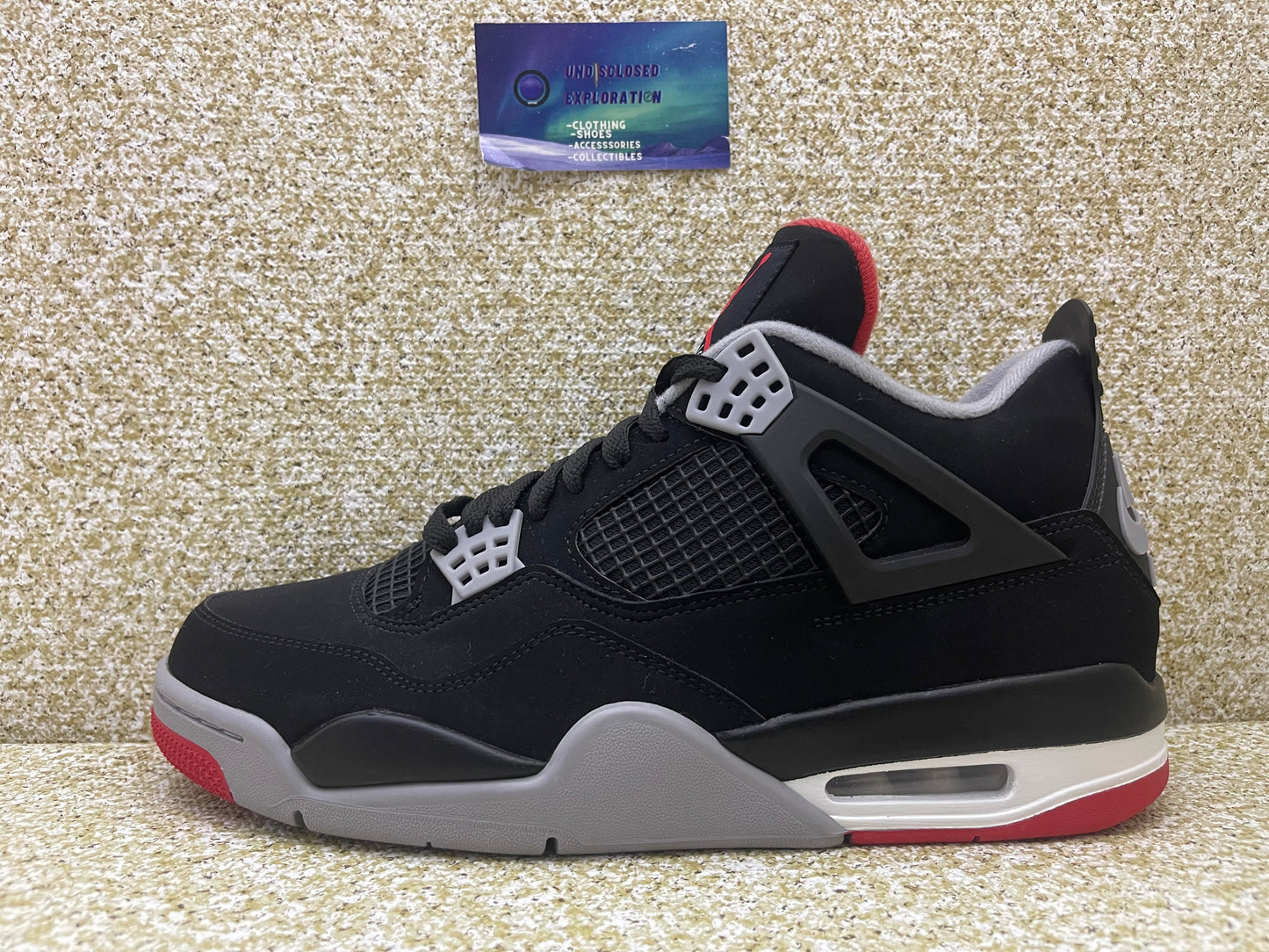 Jordan 4 Bred 2019 10.5 Men/12 Women “Preowned”