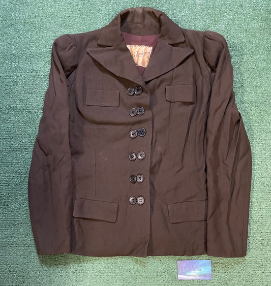 Vintage 1940s Rosee bonderson brown blazer