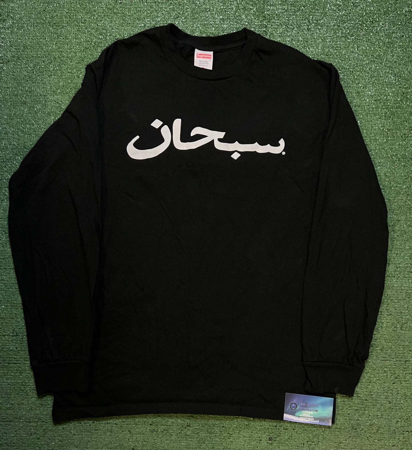 Supreme Arabic black longsleeve