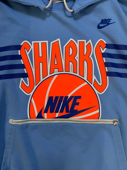 Nike sharks basketball hoodie
