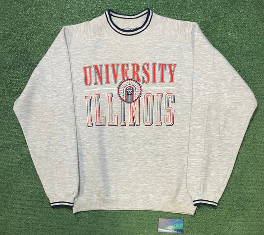 Vintage 1990s University Of Illinois crewneck