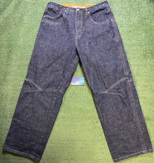 Phat Farm embroidered dark wash jeans