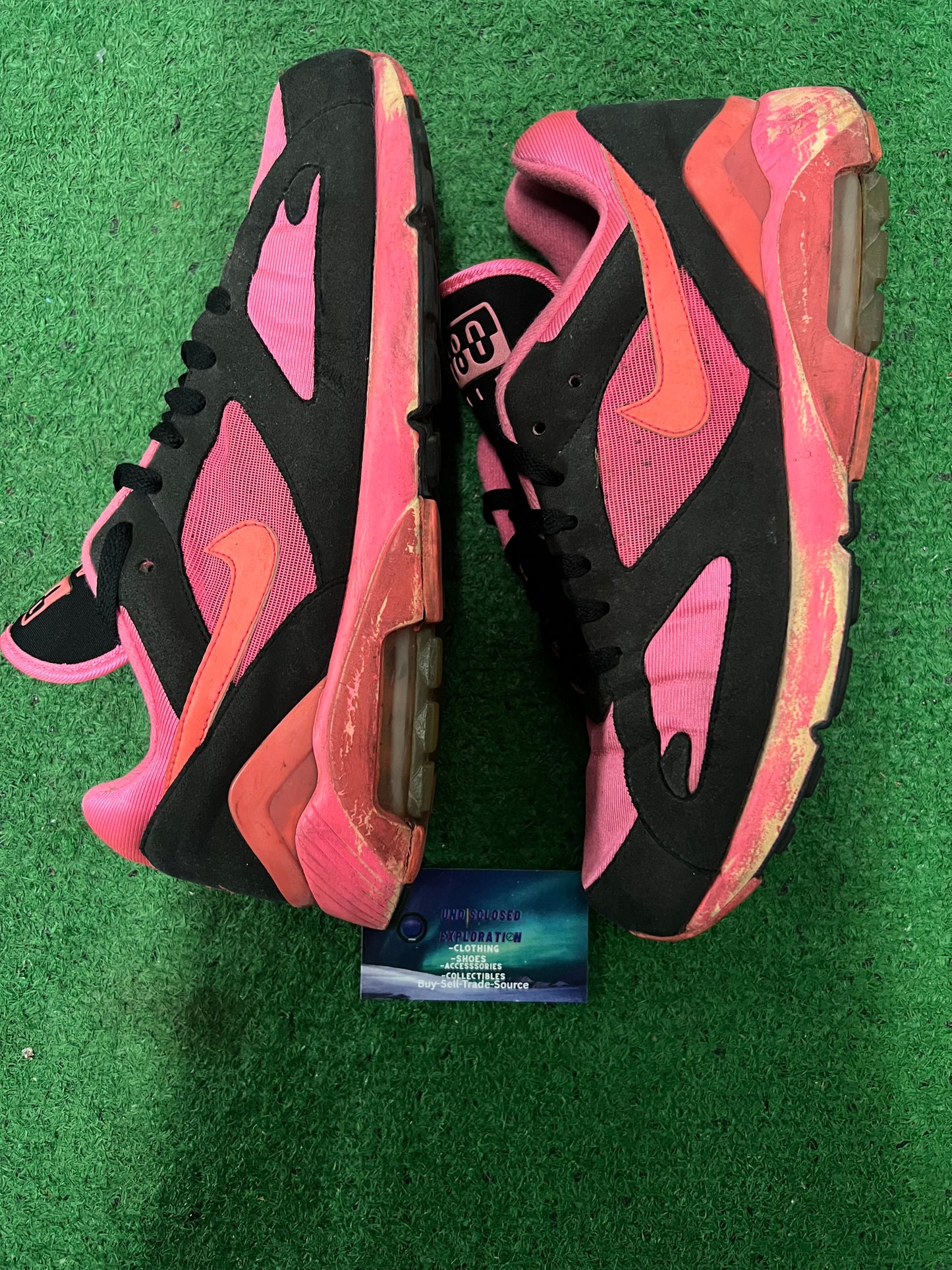 Nike air max 180 cdg black size 10.5men/12women