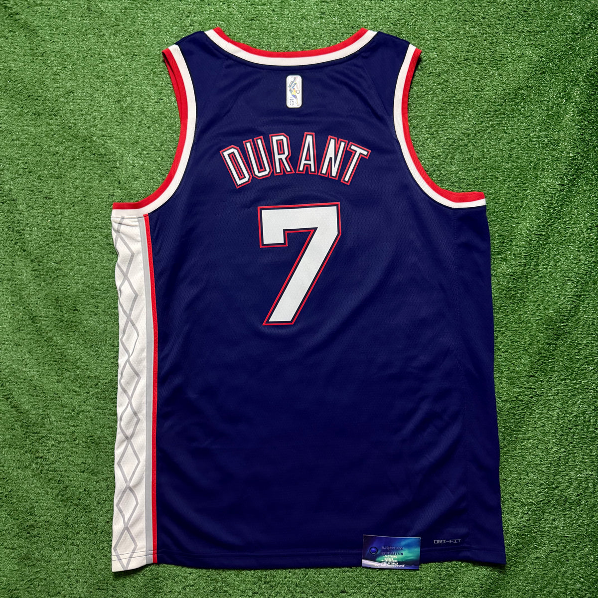 Kevin Durant Brooklyn Nets 75th Anniversary Jersey