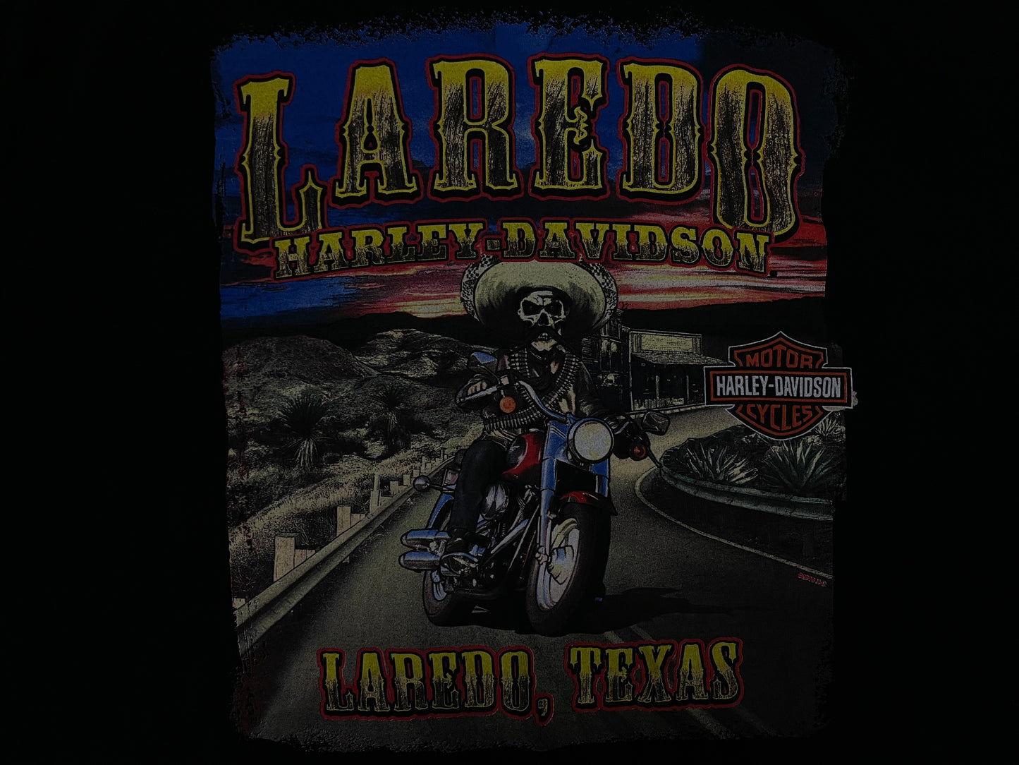 Vintage Harley Davidson eagle Texas tee