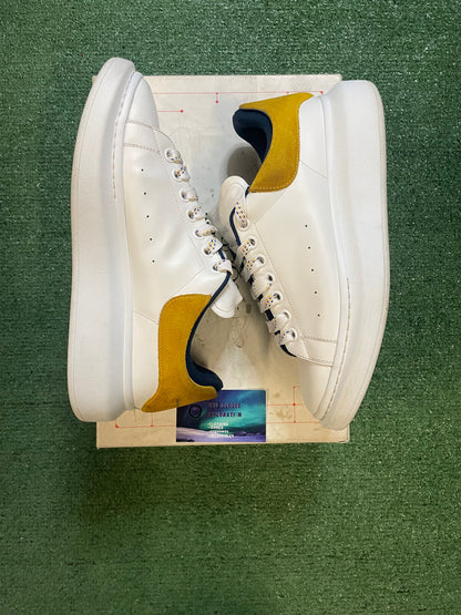 Alexander McQueen white pop yellow navy size 9men/10.5women(EU 42)