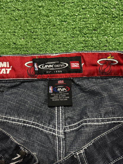 Vintage Miami Heat NBA Jorts UNK