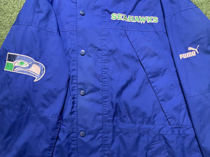 Vintage 1990s seattle Seahawks puma jacket