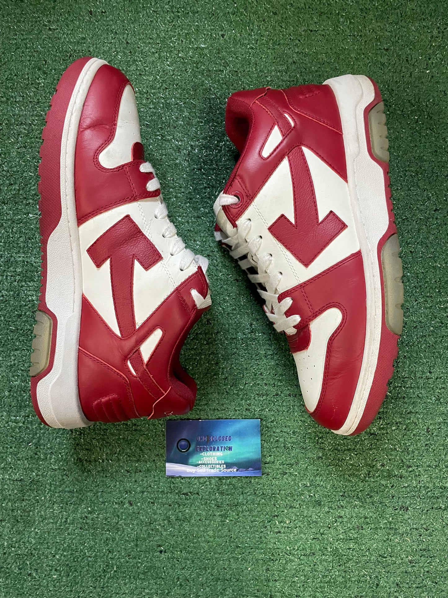 Off White out of office white & red size 10men/11.5women(EU 43)