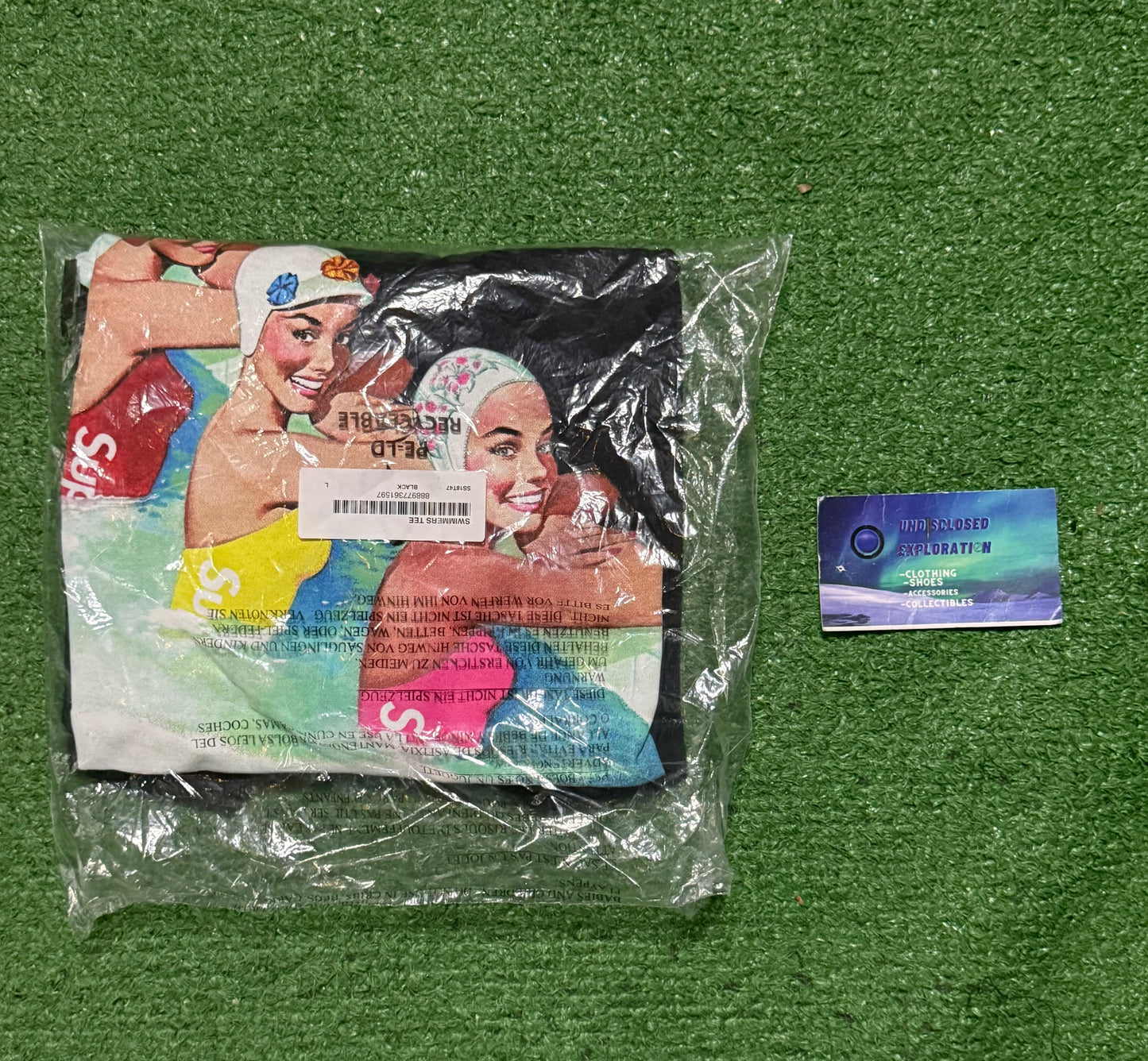 Supreme Swimmers Tee Black
