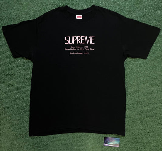 Supreme Anno Domini black tee