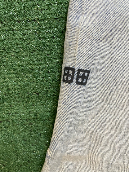 Ksubi graffiti light wash jeans