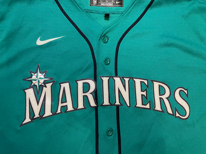Seattle Mariners teal Seattle Nike alternate Ken Griffey #24 baseball jersey