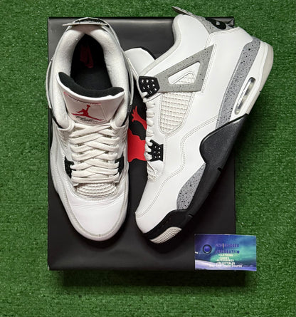 Jordan 4 White Cement 12 Men/13.5 Women “Preowned”