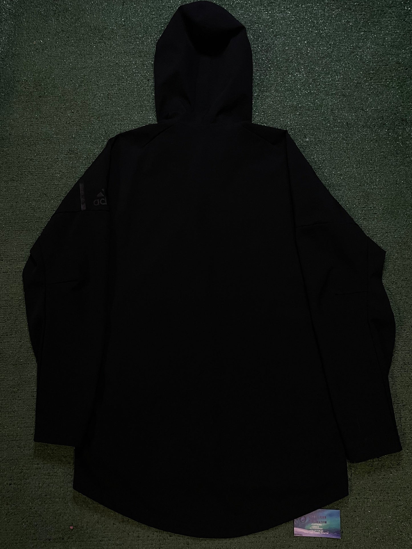 Adidas ZNE black full zip hoodie
