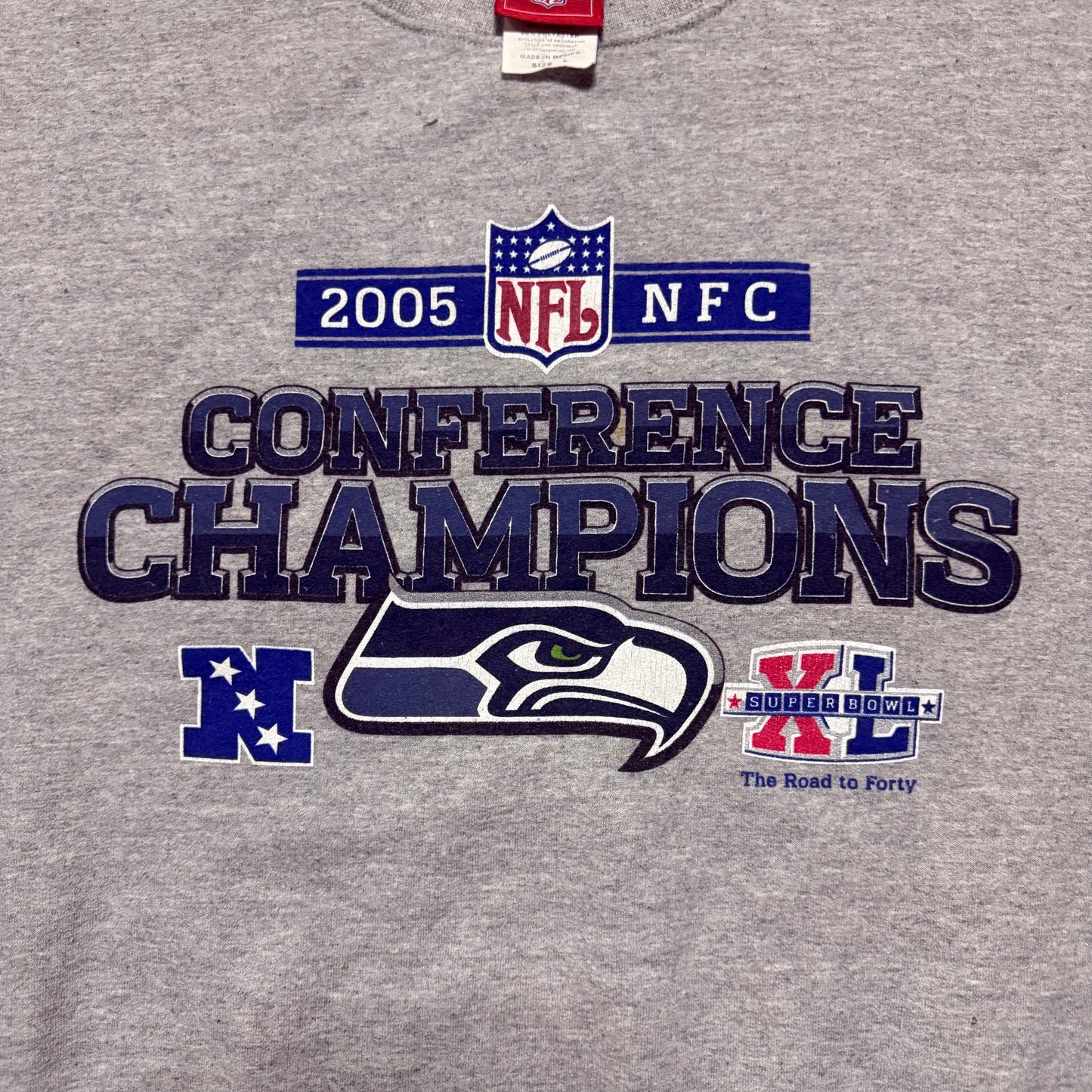Vintage Seattle Seahawks 2005 Conference Champs Crewneck