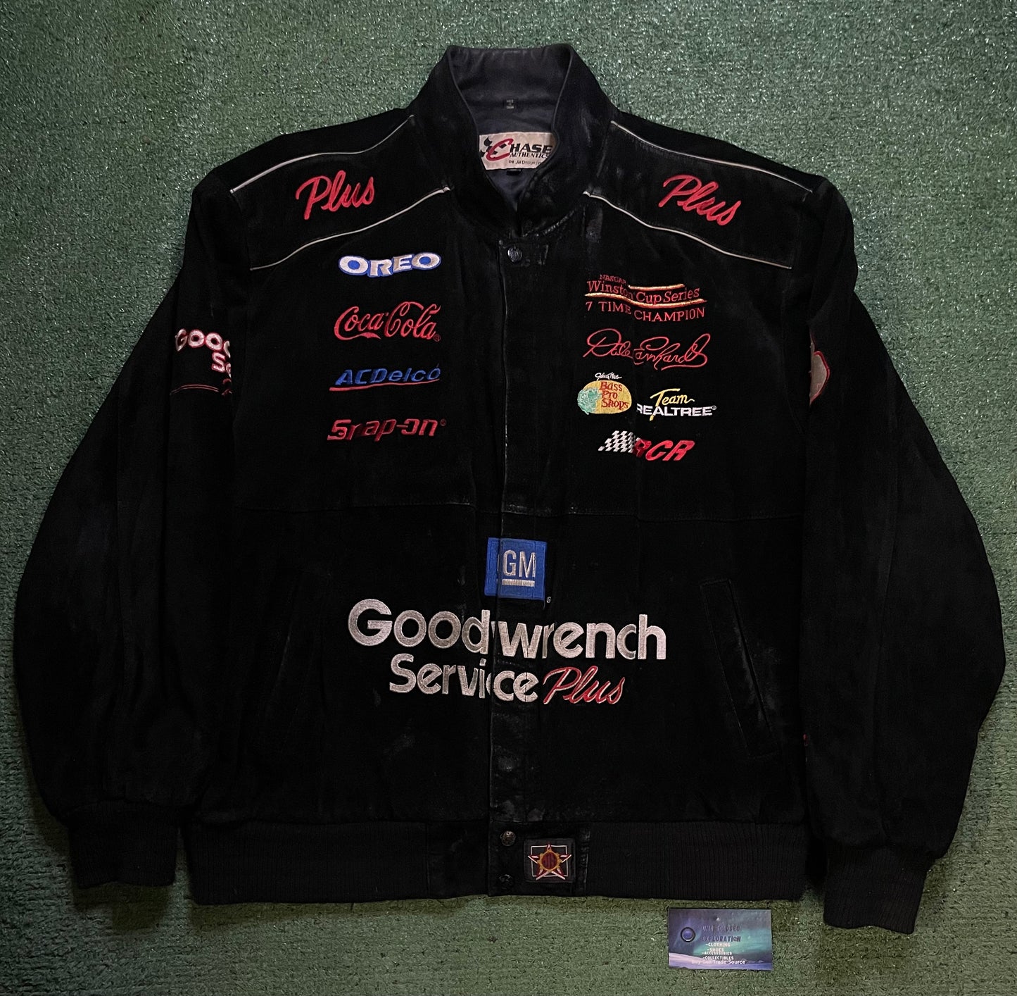 Vintage Goodwrench Service Plus black nascar jacket