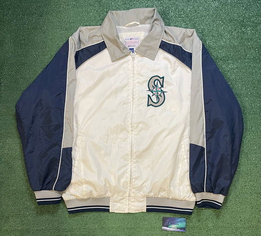 Vintage 1990s Seattle Mariners windbreaker zip up jacket
