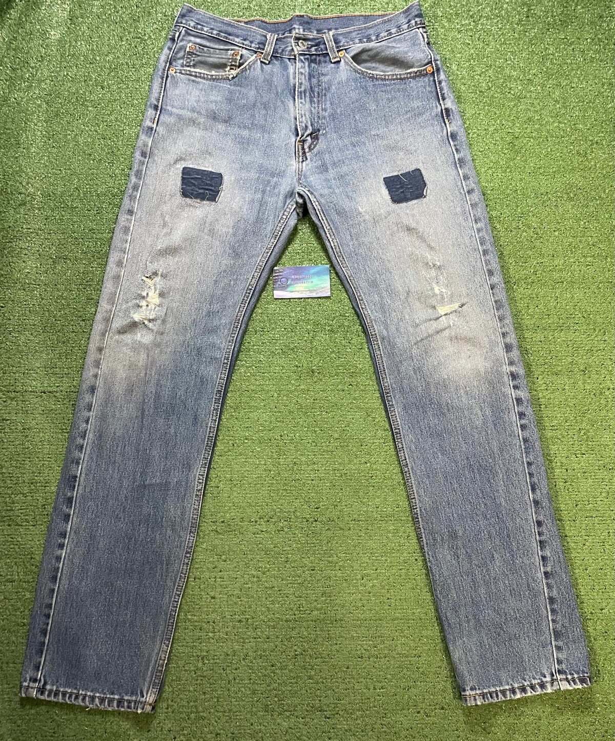 Levi 505 light wash jeans