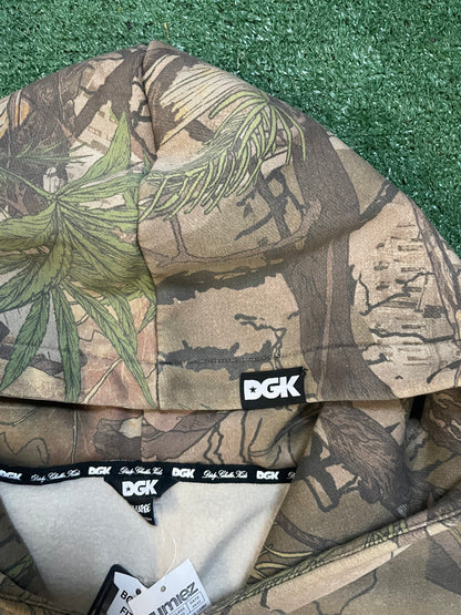 DGK timber zip fleece camo hoodie