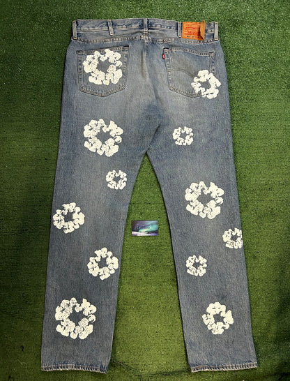 Denim tears cotton wreath jeans