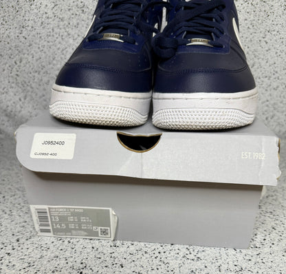 Nike Air Force 1 Midnight Navy 13 Men/14.5 Women “Preowned”