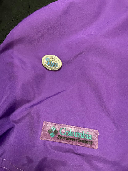 vintage Columbia Powder Keg purple & black jacket