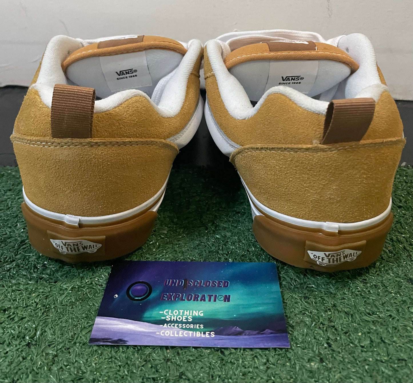 Vans knu skool honey yellow 10men/11.5women