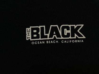 The Black ocean beach California tank top