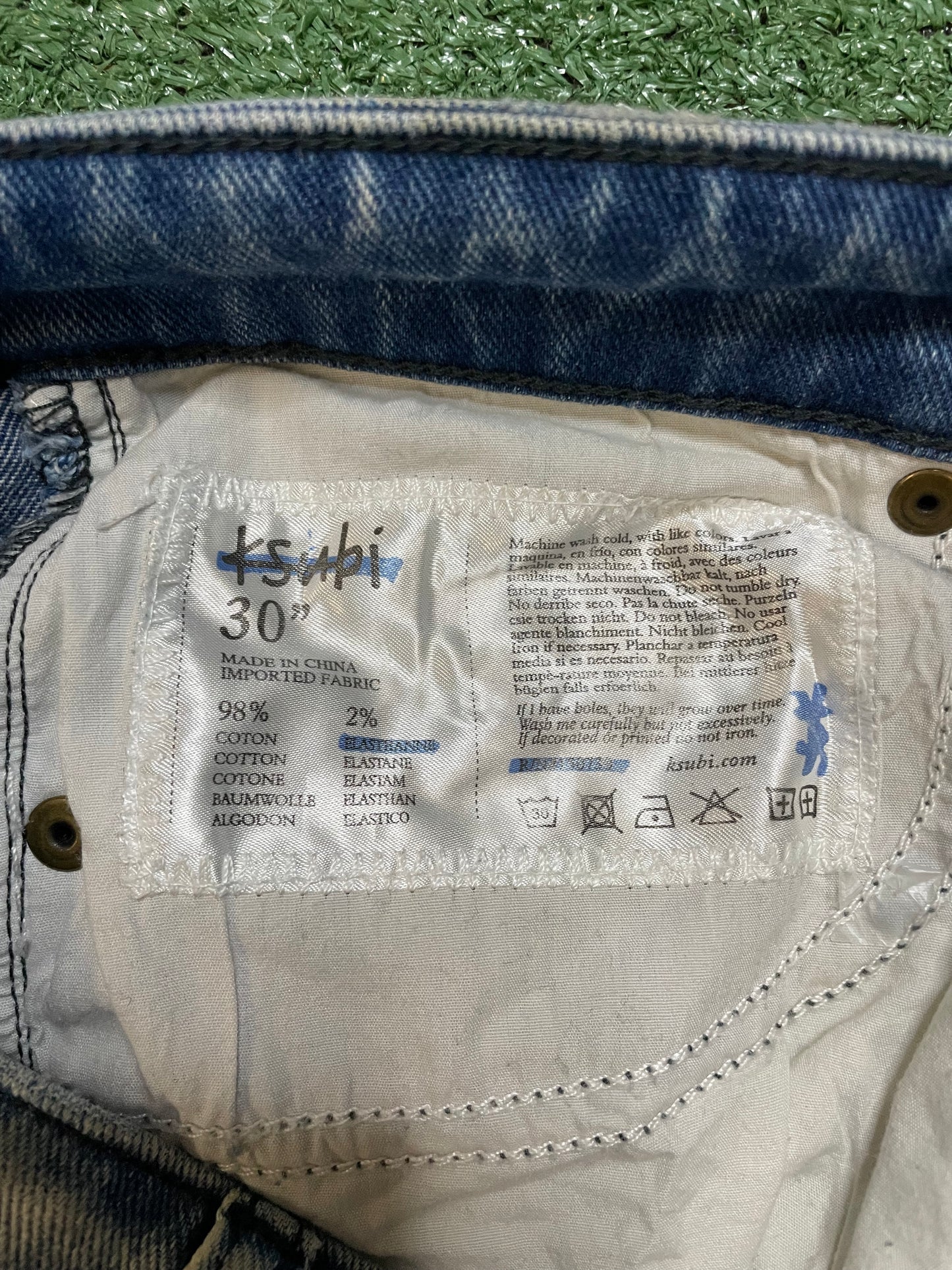 Ksubi chitch light wash jeans