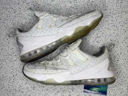 Nike LeBron 13 Low Metallic Silver 12 Men/13.5 Women “Preowned”