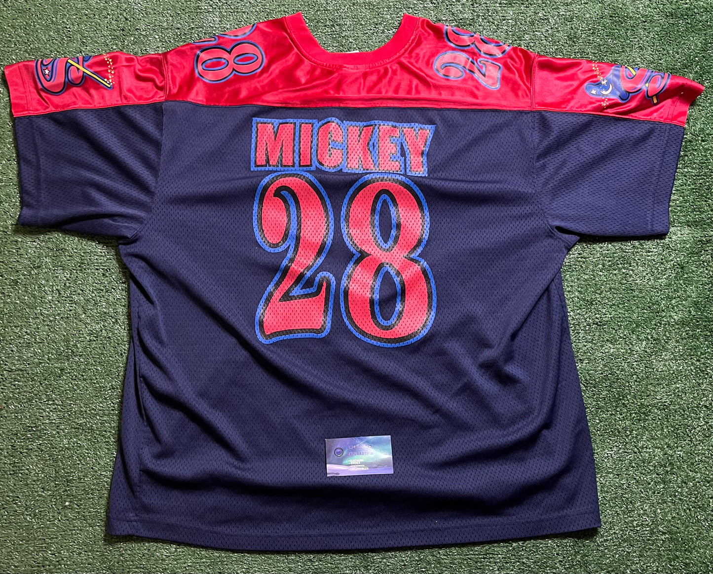 Vintage Disney Mickey Mouse sorcerer Football Jersey