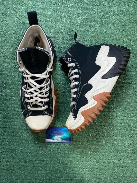 Converse run star motion black gum honey 10.5men/12women