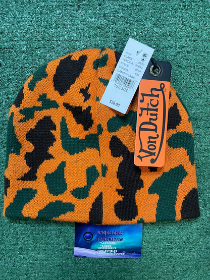 Von Dutch camo beanie