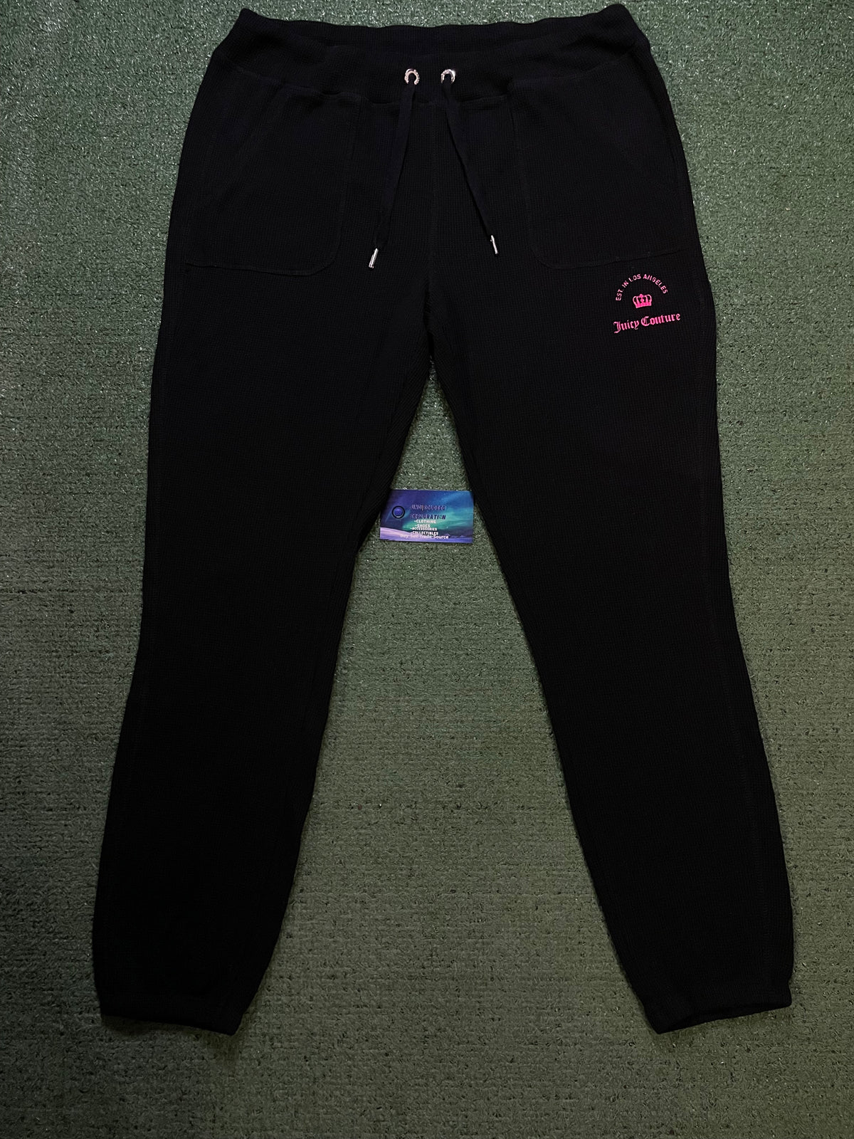 Juicy Couture black & pink sweatpants