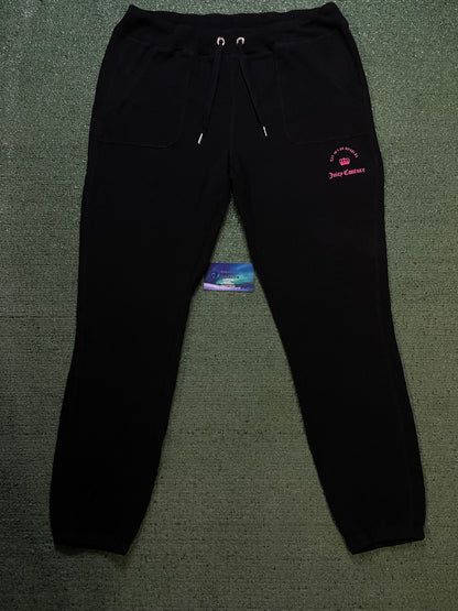 Juicy Couture black & pink sweatpants