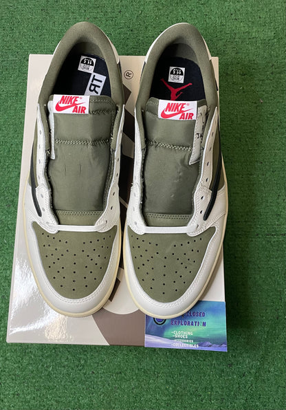 Jordan 1 low Travis scott medium olive