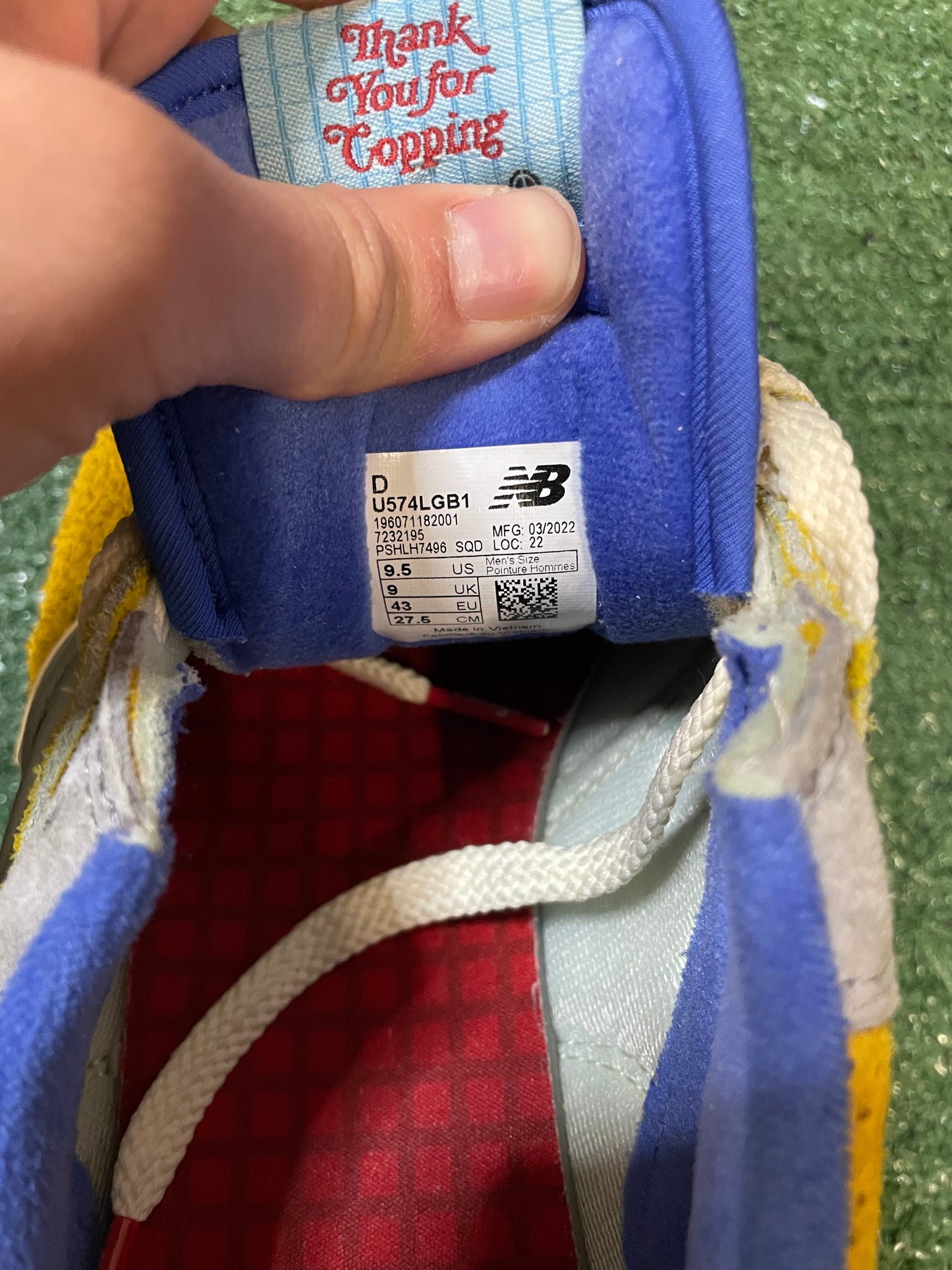 New balance 574 X Bodega legacy arrival size 9.5men/11women