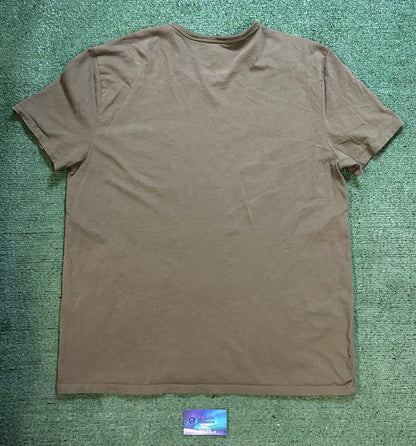 Mutual weave olive green pocket tee