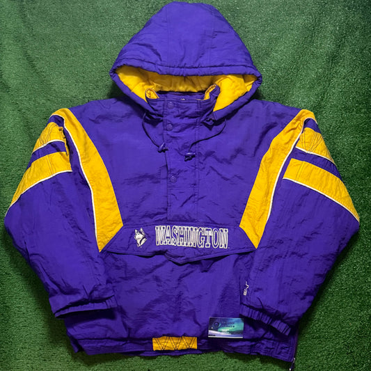 Vintage Washington Huskies Jacket Starter Pullover