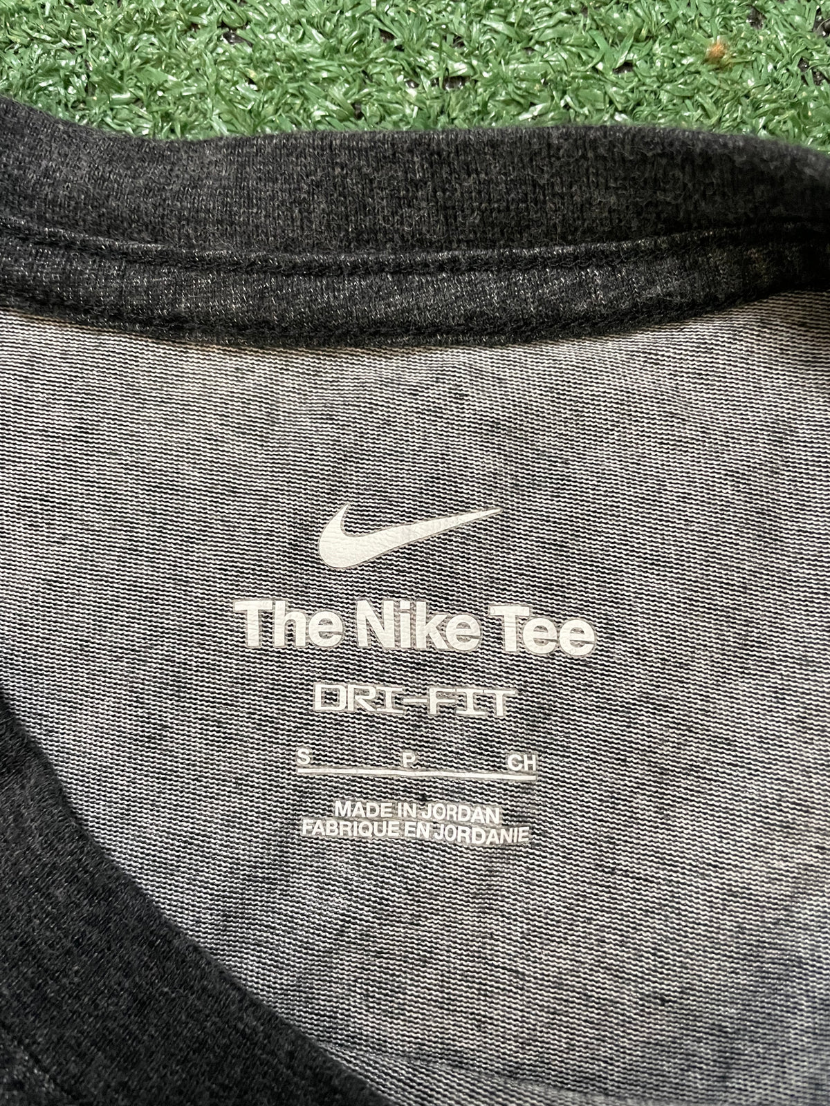 Nike grey dri fit tee