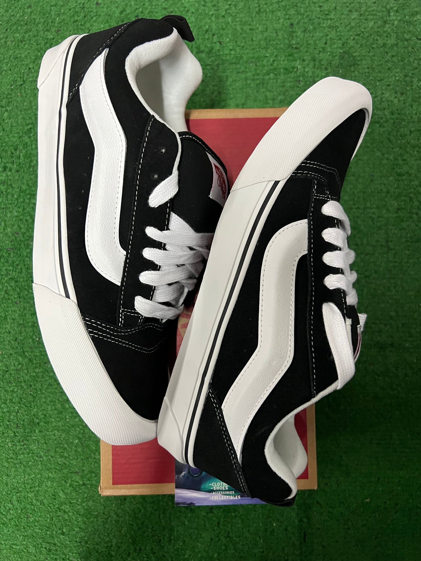 Vans Knu old skool black white