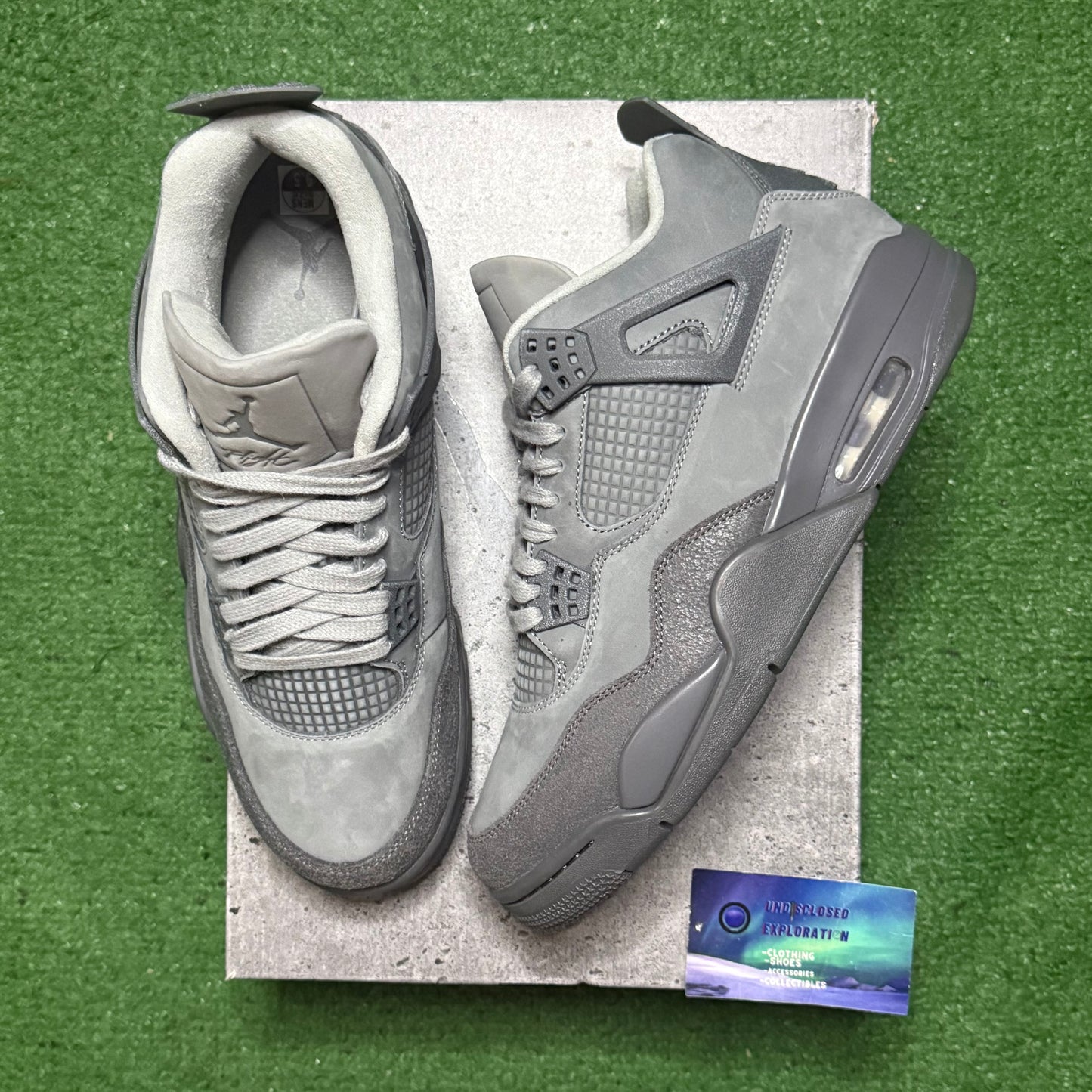 Jordan 4 Wet Cement 9.5 Men/11 Women “Preowned”