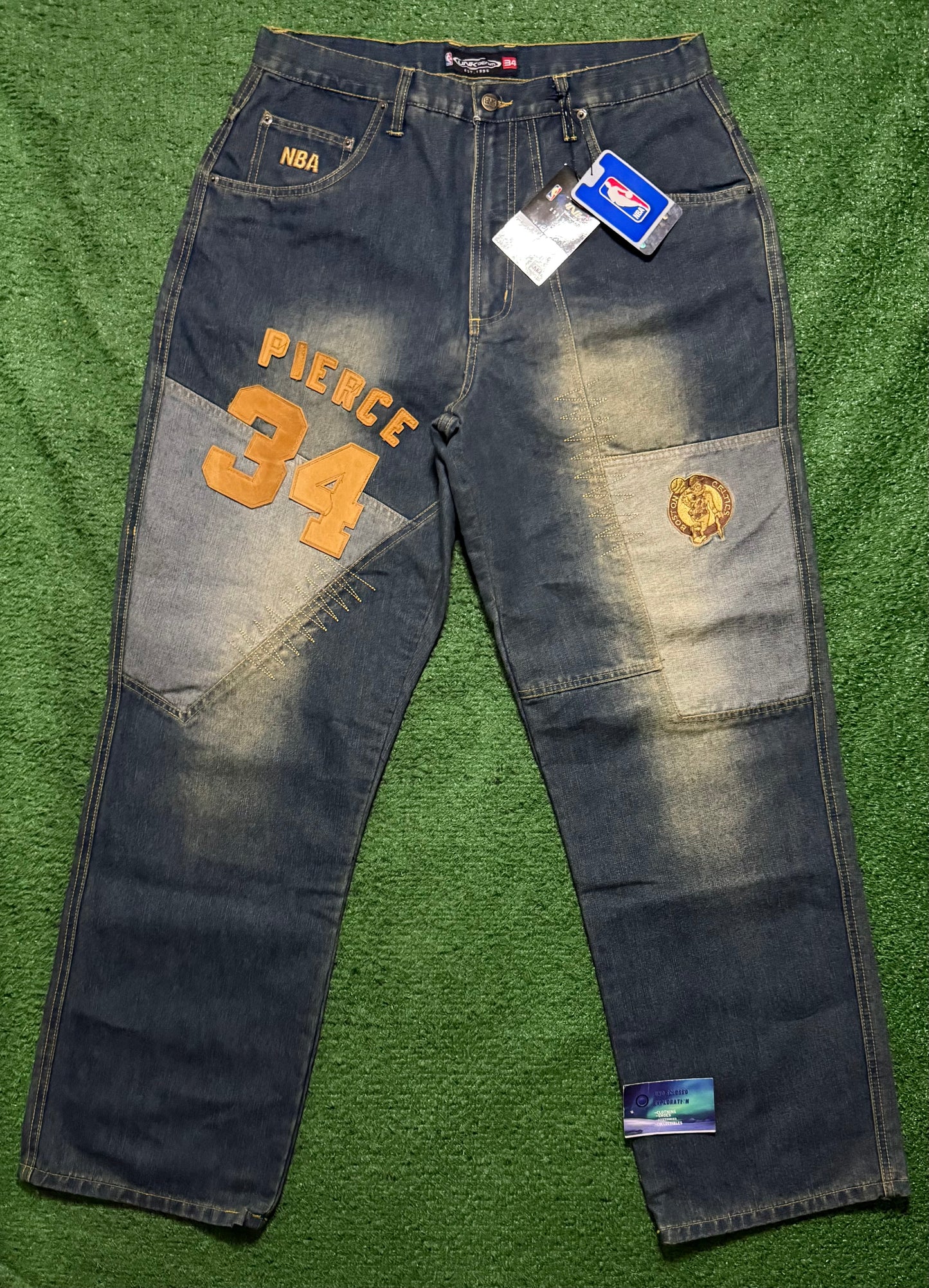 Vintage Paul Pierce Celtics NBA Jeans UNK
