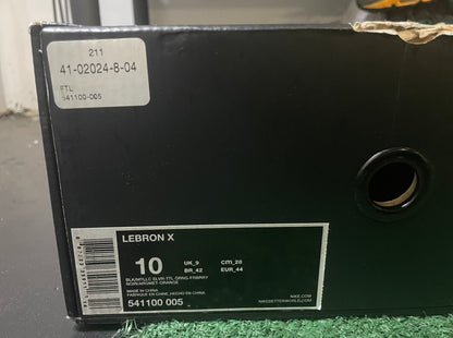 Nike LeBron X 10 Floridan size 10men/11.5women